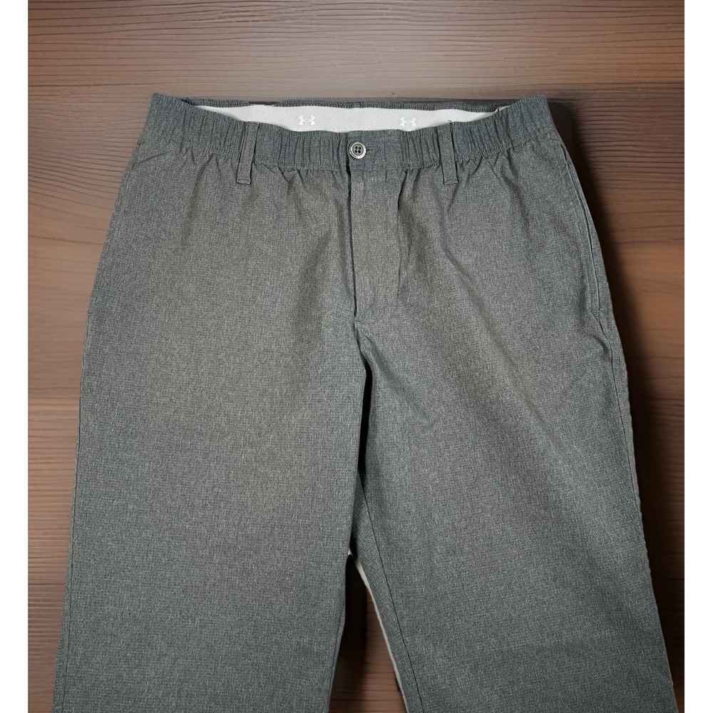 Under Armour Showdown Pants Men 36x32 Gray Breathable Straight Leg Golf Stretch